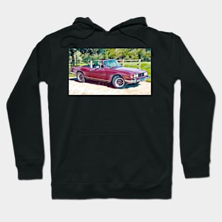 Triumph Stag In Purple Hoodie